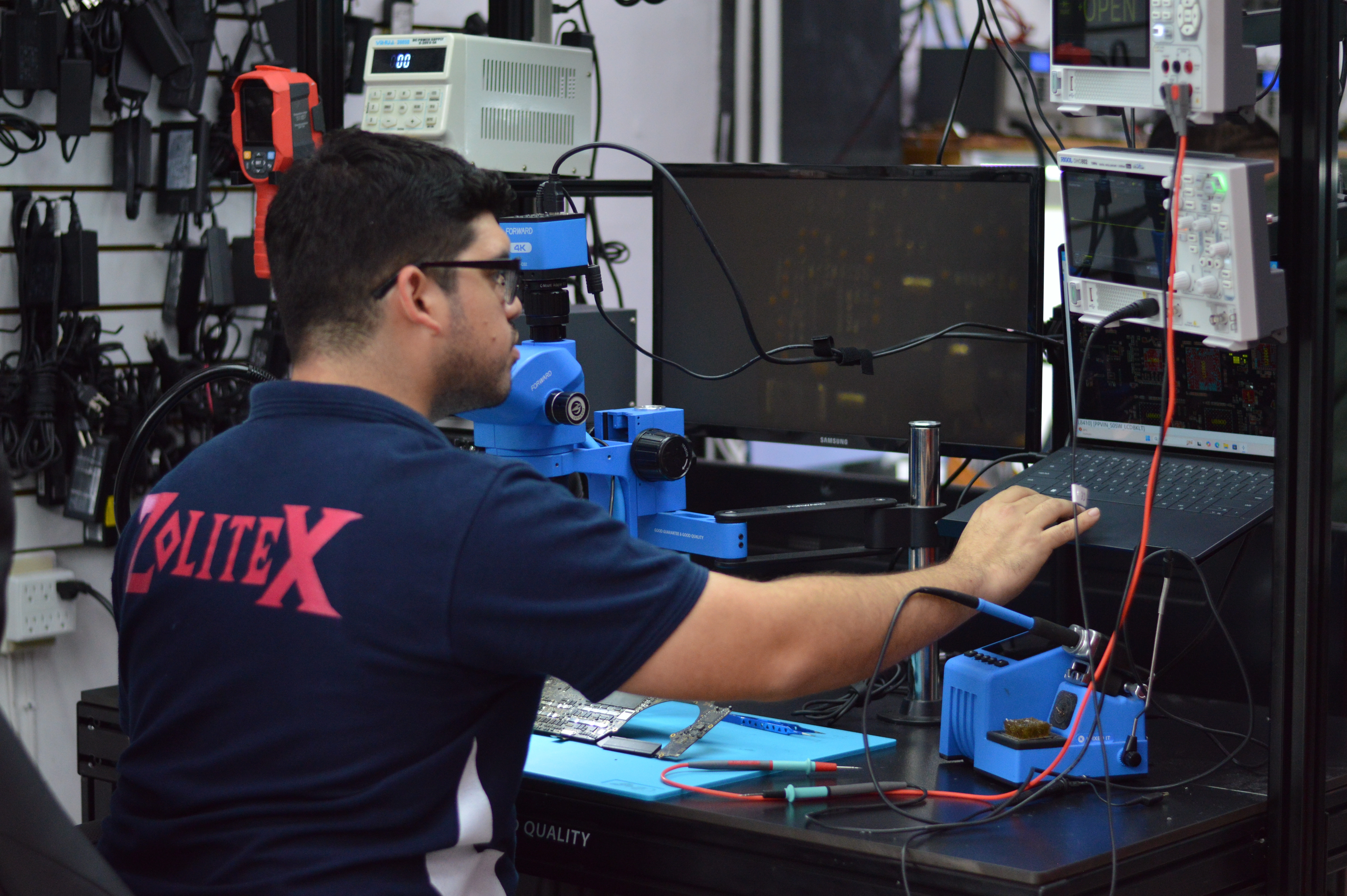 ZoliteX — Laboratorio de servicio técnico